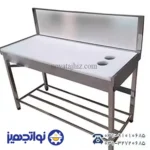 میز کار استیل رویه پلاستیکی