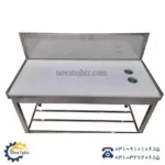 میز کار استیل رویه پلاستیکی - Image 2