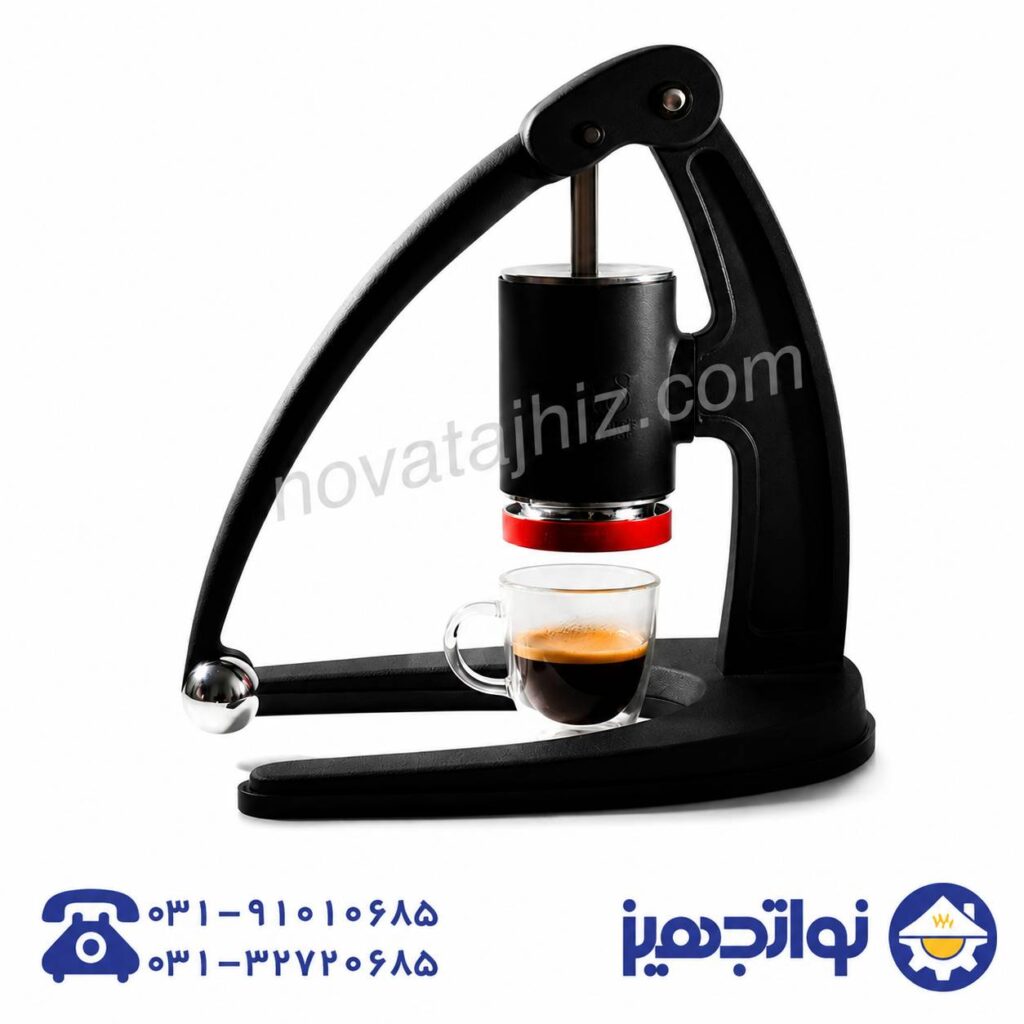 اسپرسوساز اهرمی چری توتورو با طراحی دایکست و اهرم صلیبی
